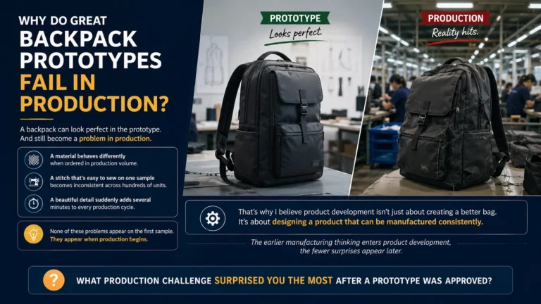 How to Design a Backpack Prototype That Is Ready for Production