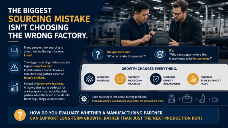 3. The biggest sourcing mistake isnt choosing the wrong factory